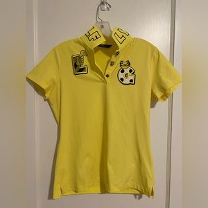 Lynx Yellow Golf Shirt